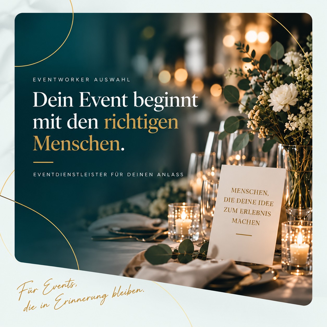 Eventdienstleister für Firmenfeiern, Geburtstage und besondere Events finden
