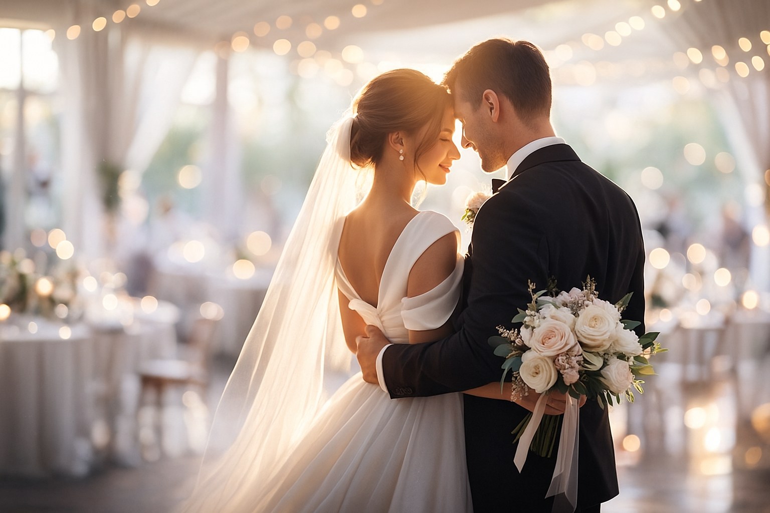 Hochzeit feiern mit Musik, Gästen und stimmiger Atmosphäre